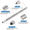 Unique Bargains High Speed Steel Metric Straight Flute Thread Tap and Titanium Coated Twist Drill Bit Set 4 Pcs - 3 of 4