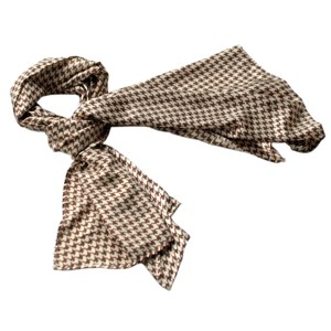 Slickblue Nobel Brown Plover Design Silk Scarf for Women, Soft Lightweight Shawl, Stylish Fashion - Two Sizes - 1 of 4