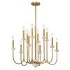 Savoy House Oakhurst 12 - Light Chandelier in  Antique Gold - 4 of 4