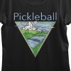 PIckleball Court Women's Black Short Sleeve Tee - image 2 of 3