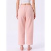 INSPIRE CHIC Women's Pajama Bottoms Fleece Elastic Waistband Loungewear Warm & Soft Long Pants - 4 of 4