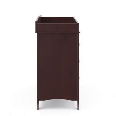 Espresso 3-Drawer Chest with Removable Changing Topper