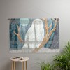 Sewzinski Snowy Owl At Night Fiber Wall Hanging - Society6 - 2 of 3