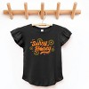 The Juniper Shop SmileyWorld Sunny Honey Flutter Sleeve Tee - 3 of 4