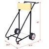 Outboard Boat Motor Stand, Engine Carrier Cart Dolly for Storage, 315lbs Weight Capacity, w/Wheels - 3 of 4