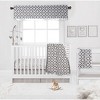 Bacati - Love Grey/Silver Throw Pillow - 4 of 4