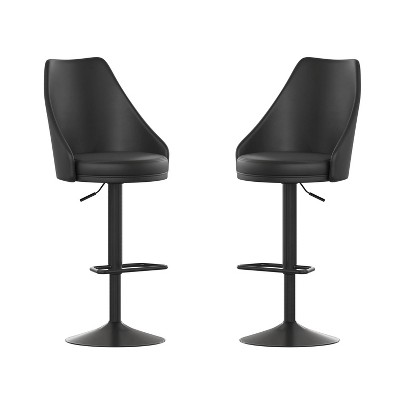 Taylor & Logan Set of 2 Cassie Modern Adjustable Height Stool
