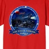 Polar Express Train Ride Logo Crew Neck Short Sleeve Red Women's T-shirt - 2 of 3