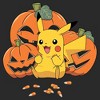 Men's Pokemon Halloween Pikachu Jack-O'-Lanterns T-Shirt - 2 of 4