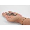 Collectible Wildlife Gifts | Snake Gray, Black Striped with Yellow Head, Rubber Reptile, Realistic Hand Painted,  Model, Gift,   4"   F1098 B165 - 2 of 4