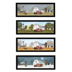 Gulches (Billy Jacobs Four Seasons Collection VII)4-Piece Vignette by Billy Jacobs, Black Frame - 1 of 4