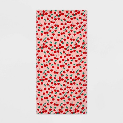 Cherry Beach Towel Red - Sun Squad™