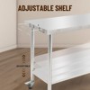 NSF Stainless Steel Table for Prep & Work, 48" x 24" with Adjustable Undershelf, Commercial Heavy Duty Table for Restaurant, Home and Hotel - 3 of 3