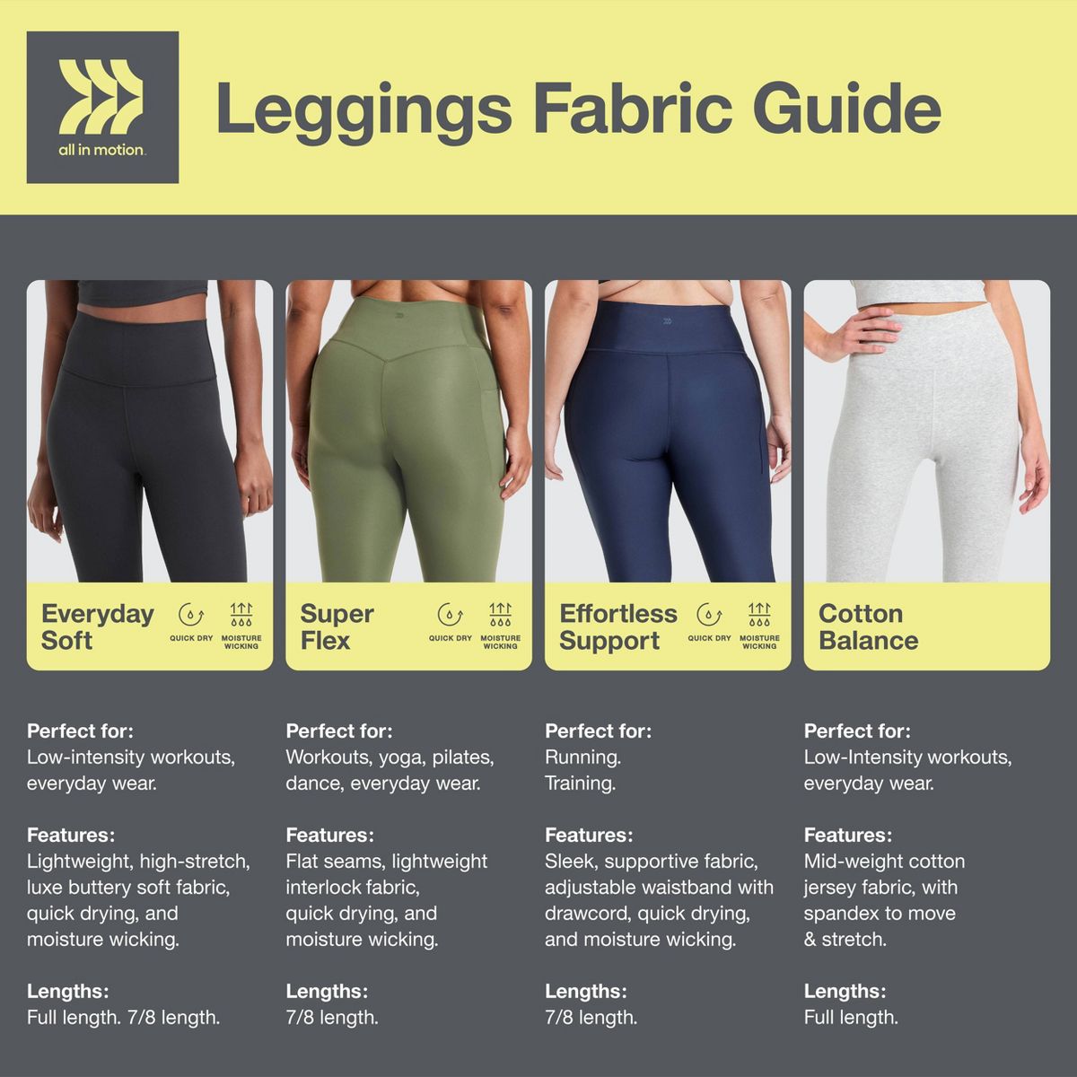 Women's Everyday Soft Ultra High-Rise 7/8 Leggings - All In Motion™ - thumbnail 6