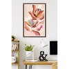 Trends International Reinders: Flowers - Earth Flowers in Floral Terra Framed Wall Poster Prints Mahogany Framed Version 22.375" x 34" - 2 of 4