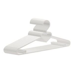 REGALWOVEN Durable Non-Slip Space Saving Plastic Clothes Hangers 20 Pcs - 1 of 4