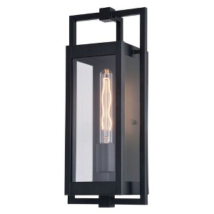 Vaxcel Sheridan 1 - Light Wall Light in  Matte Black - 1 of 4