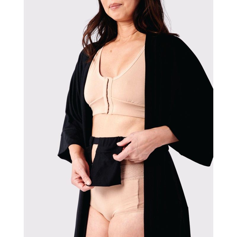 AnaOno Women's Miena Robe with Additional Drain Belt, 3 of 7