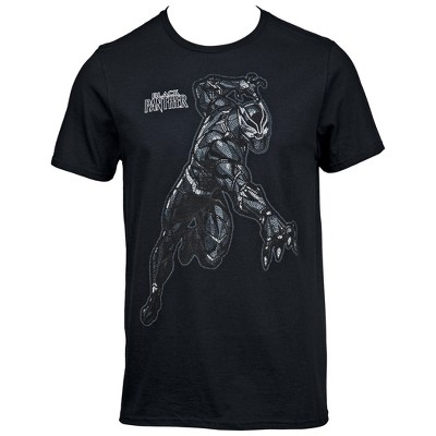 Mens Marvel Comics Black Panther Striking T-Shirt