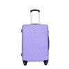Wooakway luggage 4-piece ABS lightweight suitcase with rotating wheels, 24 inch and 28 inch with TSA lock - 3 of 4