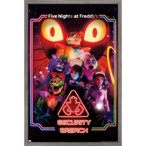 Trends International Five Nights at Freddy's: Security Breach - Key Art Framed Wall Poster Prints - 1 of 4