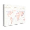 Wall Art by Lil' Rue Let's See It All Map Kids' Unframed Canvas - Stupell Industries: Multicolor Digital Art for Kids - 2 of 4