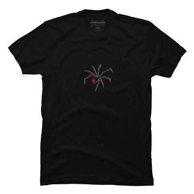 Men's Design By Humans Halloween spider tshirt By bambino T-Shirt