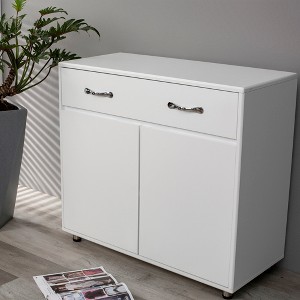 KWPZQEB  Buffet Cabinet with Drawers, Storage Cabinet with with Doors, Farmhouse Coffee Bar Station, Console Table for Hallway, Living Room, Kitchen - 1 of 4