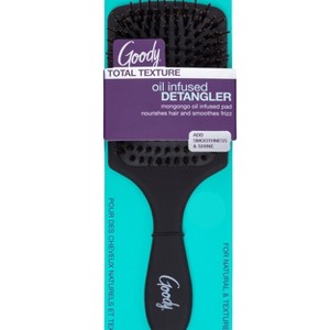 Goody Total Texture Oil Infused Detangler Hair Brush - Black - 1 of 4