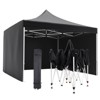 Pop Up Canopy Tent, 10 x 10 Ft Commercial Instant Shade Canopy with Roller Bag, Outdoor Portable Canopy for Events, Parties, Camping - 2 of 4