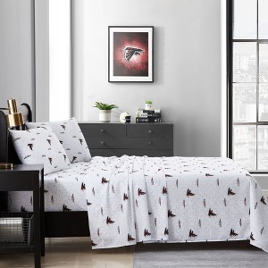 NFL Atlanta Falcons Scatter Bedding Sheet Set - Full - 1 of 1