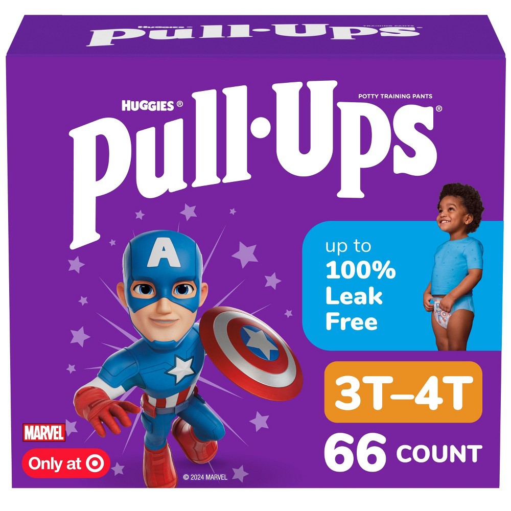 Photos - Nappies Pull-Ups Boys' Learning Designs Training Pants Econ+ Pack - Size 3T-4T - 66ct