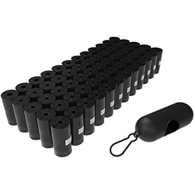 PETMAKER Degradable Pet Waste Bags and Dispenser with Leash Hook Collection