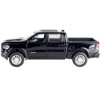 2019 RAM 1500 Laramie Crew Cab Pickup Truck Black with Silver Stripes 1/24 Diecast Model Car by Motormax - 4 of 4