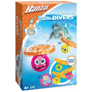 Banzai: 6 Piece Whirl 'N Twirl Pool Dive Set - 1 of 4