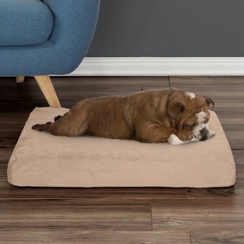 Pet Adobe Orthopedic Memory Foam Dog Bed - Tan, 2 of 5