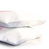 Deny Designs Standard April Lane Art Block Pink Monogram I Microfiber Printed Pillow Sham - 3 of 3