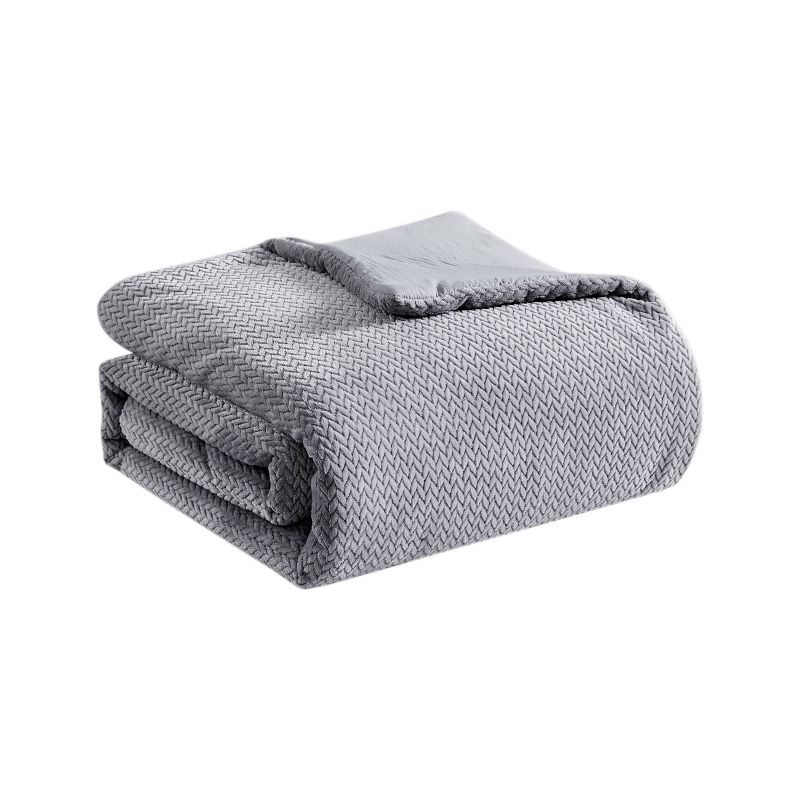 Lele Jacquard Plush Comforter Set - Geneva Home Fashion, 3 of 5