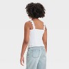 Girls' Ruched Lace Tank Top - art class™ - 2 of 3