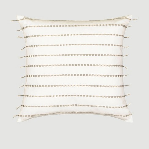 Vue 18 X18 Cybil Throw Pillow Taupe Target