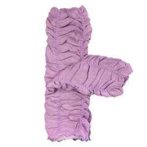 Wrapables Ruffle Leg Warmers for Toddler, Lavender - 1 of 2