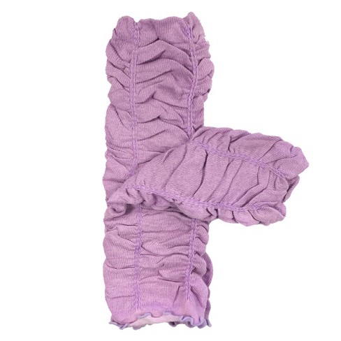 Wrapables Ruffle Leg Warmers for Toddler, Lavender - image 1 of 2