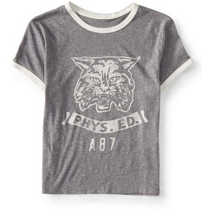 Aeropostale Womens Mascot Ringer Graphic T-Shirt - 1 of 1