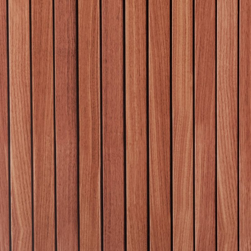 Slatted Wood Wallpaper Walnut - Threshold&#8482;, 4 of 8