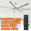 LED Industrial Ceiling Fan with Light and Remote - 3 of 4