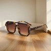 Anna-Kaci Unisex Oversized Angular Shield Sunglasses with Gradient Lenses and Bold Frame Design for Modern Street Style - 2 of 3
