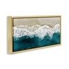 Stupell Industries Foamy Beach Coast Deep Ocean, 25" x 11" - 3 of 4