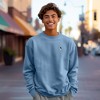 Dalix Astronaut Embroidery Relaxed Crewneck Sweatshirt Soft Fleece Fit Lounge Mens - 3 of 4