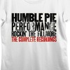 Humble Pie Rockin The Fillmore Women's White Short Sleeve Tee - image 2 of 2