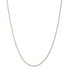 Black Bow Jewelry 1.2mm 10k Yellow Gold Diamond Cut Solid Rope Chain Necklace - 3 of 4